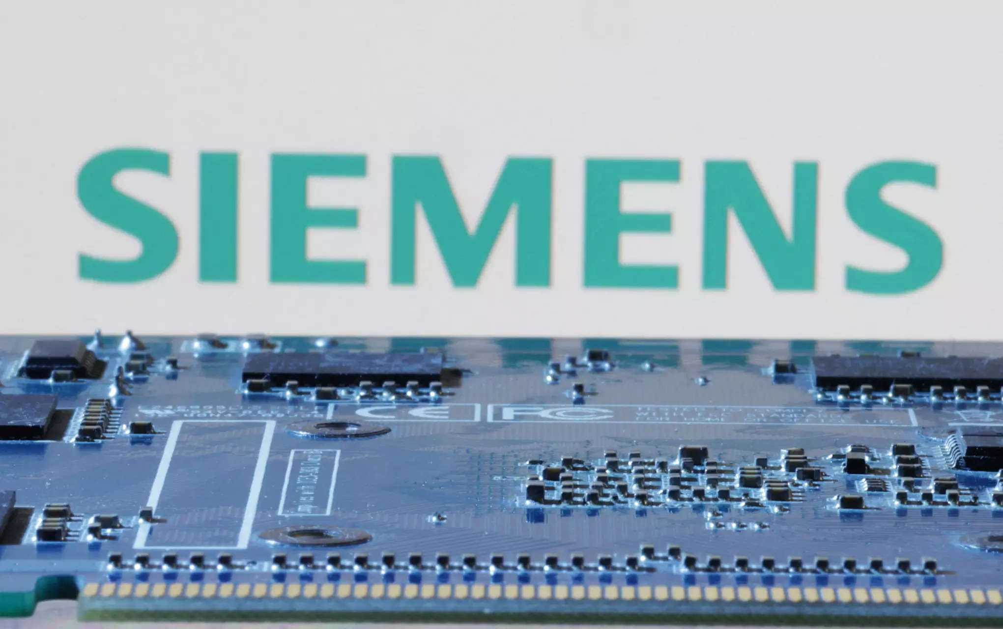 Illustration shows Siemens logo